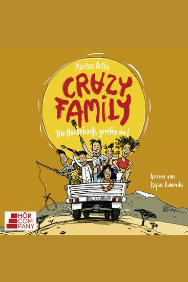 Die Hackebarts greifen an - Crazy Family Teil 3 - Ungekürzt - cover
