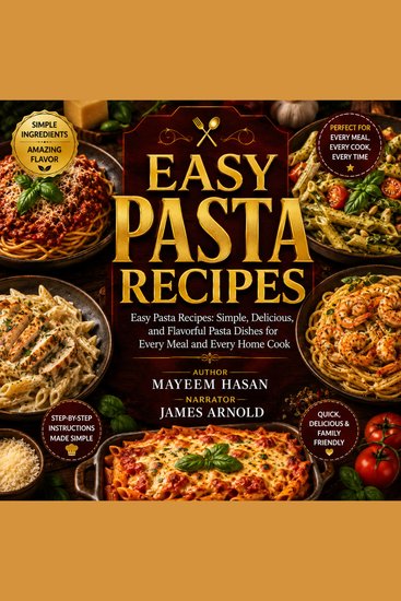 Easy Pasta Recipes - Easy Pasta Recipes: Simple Delicious and Flavorful Pasta Dishes for Every Meal and Every Home Cook - cover