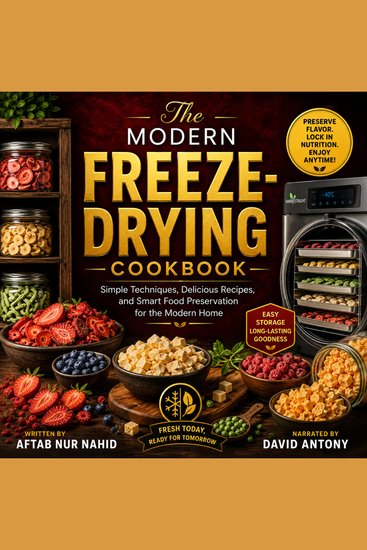 The Modern Freeze-Drying Cookbook - Simple Techniques Delicious Recipes and Smart Food Preservation for the Modern Home - cover