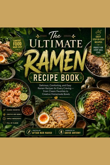 The Ultimate Ramen Recipe Book - Delicious Comforting and Easy Ramen Recipes for Every Craving — From Classic Favorites to Creative Homemade Bowls - cover