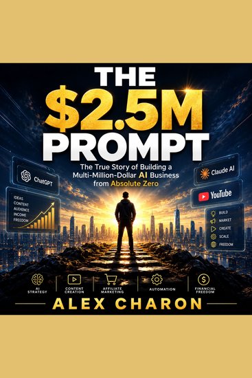 $25M PROMPT THE - The True Story of Building a Multi-Million-Dollar AI Business from Absolute Zero - cover