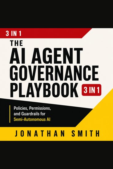 The AI Agent Governance Playbook 3 in 1 - Policies Permissions and Guardrails for Semi-Autonomous AI - cover