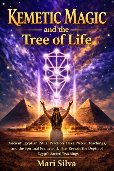Kemetic Magic and The Tree of Life - Ancient Egyptian Ritual Practices Heka Neteru Teachings and the Spiritual Framework That Reveals the Depth of Egypt's Sacred Teachings - cover