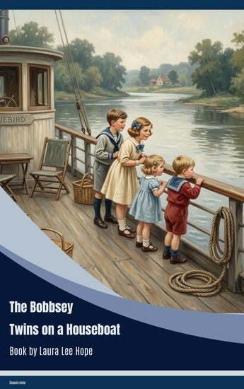 The Bobbsey Twins on a Houseboat - cover