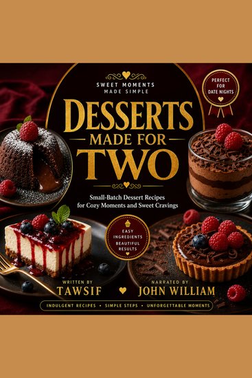 Desserts Made for Two - Small-Batch Dessert Recipes for Cozy Moments and Sweet Cravings - cover