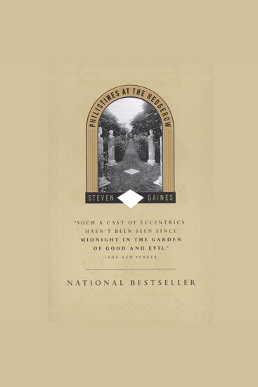 Philistines at the Hedgerow - Passion and Property in the Hamptons - cover
