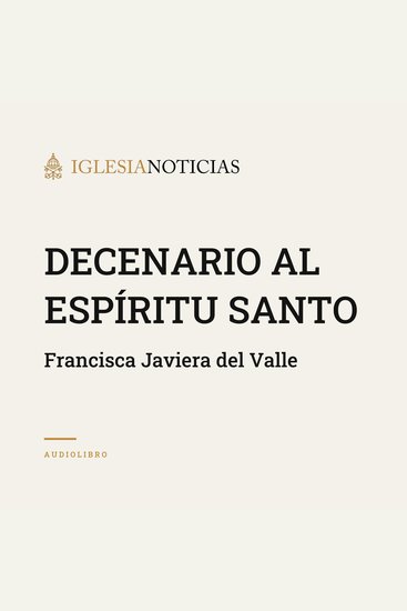Decenario al Espíritu Santo - cover