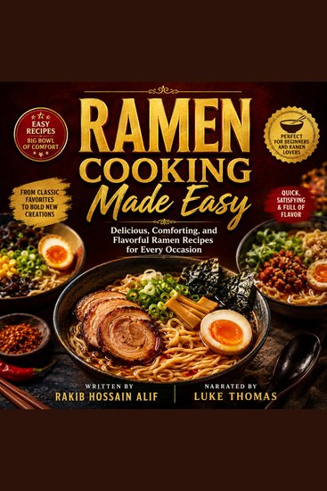 Ramen Cooking Made Easy - Delicious Comforting and Flavorful Ramen Recipes for Every Occasion - cover