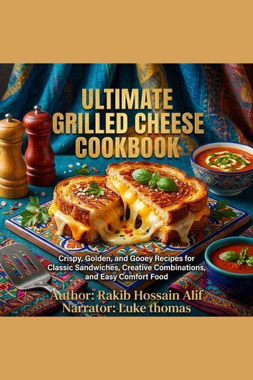Ultimate Grilled Cheese Cookbook - Crispy Golden and Gooey Recipes for Classic Sandwiches Creative Combinations and Easy Comfort Food - cover