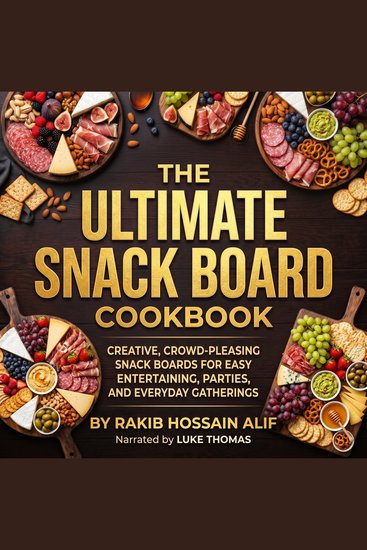 The Ultimate Snack Board Cookbook - Creative Crowd-Pleasing Snack Boards for Easy Entertaining Parties and Everyday Gatherings - cover