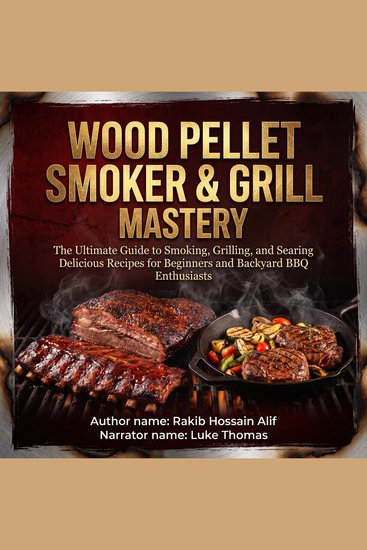 Wood Pellet Smoker & Grill Mastery - The Ultimate Guide to Smoking Grilling and Searing Delicious Recipes for Beginners and Backyard BBQ Enthusiasts - cover