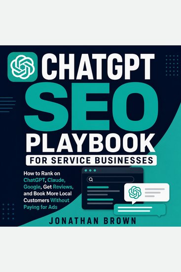 ChatGPT SEO Playbook for Service Businesses - How to Rank on ChatGPT Claude Google Get Reviews and Book More Local Customers Without Paying for Ads - cover