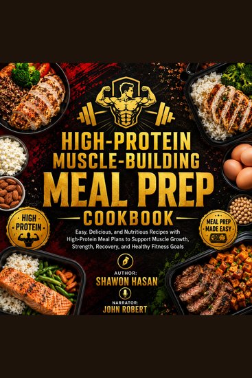 High-Protein Muscle-Building Meal Prep Cookbook - Easy Delicious and Nutritious Recipes with High-Protein Meal Plans to Support Muscle Growth Strength Recovery and Healthy Fitness Goals - cover