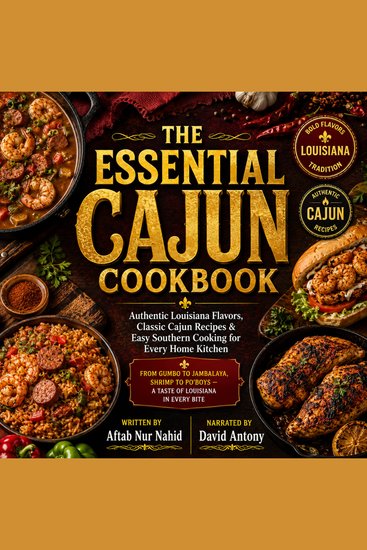 The Essential Cajun Cookbook - Authentic Louisiana Flavors Classic Cajun Recipes & Easy Southern Cooking for Every Home Kitchen - cover