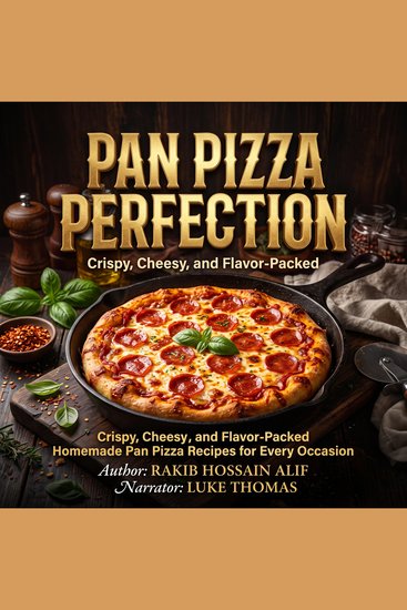 Pan Pizza Perfection - Crispy Cheesy and Flavor-Packed Homemade Pan Pizza Recipes for Every Occasion - cover