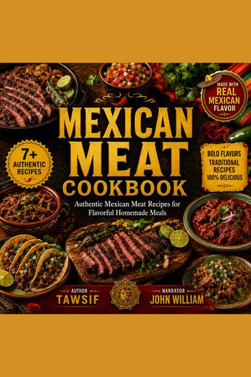 The Mexican Meat Cookbook - Authentic Mexican Meat Recipes for Flavorful Homemade Meals - cover