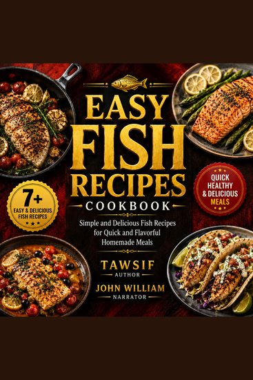Easy Fish Recipes Cookbook - Simple and Delicious Fish Recipes for Quick and Flavorful Homemade Meals - cover