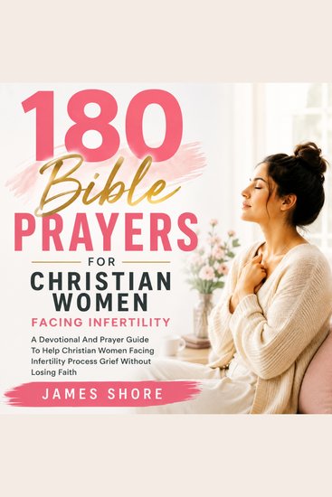 180 Bible Prayers for Christian Women Facing Infertility - A Devotional And Prayer Guide To Help Christian Women Facing Infertility Process Grief Without Losing Faith - cover
