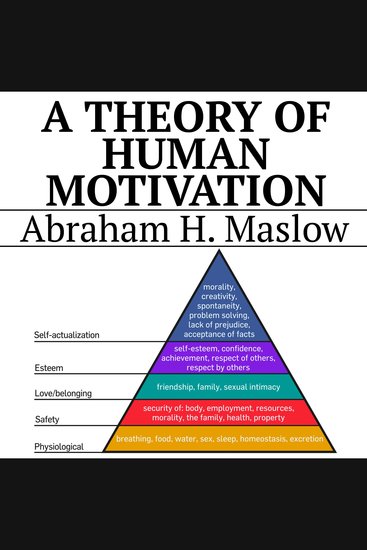 A Theory of Human Motivation - cover