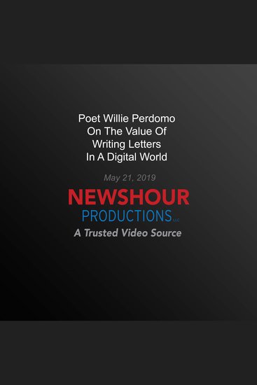 Poet Willie Perdomo On The Value Of Writing Letters In A Digital World - cover