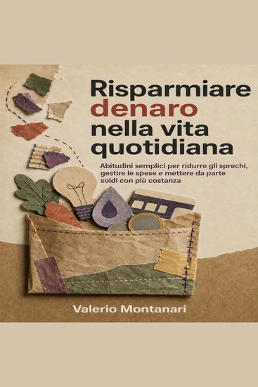 Risparmiare denaro nella vita quotidiana - Abitudini semplici per ridurre gli sprechi gestire le spese e mettere da parte soldi con più costanza - cover