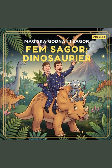 Fem sagor: dinosaurier vol 2 - cover