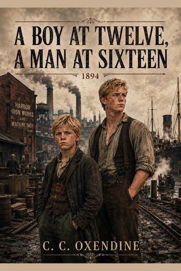 Boy at Twelve A - A Man at Sixteen - A Story of Hardship Justice and Becoming a Man - cover