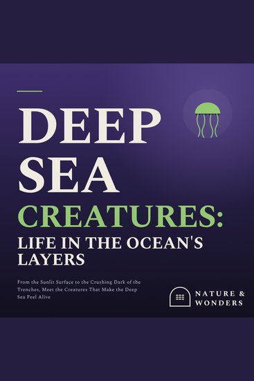 Deep Sea Creatures: Life in the Ocean's Layers - From the Sunlit Surface to the Crushing Dark of the Trenches Meet the Creatures That Make the Deep Sea Feel Alive - cover