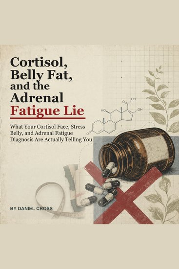 Cortisol Belly Fat and the Adrenal Fatigue Lie - What Your Cortisol Face Stress Belly and Adrenal Fatigue Diagnosis Are Actually Telling You - cover
