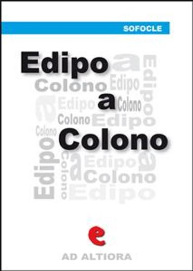 Edipo a Colono - cover