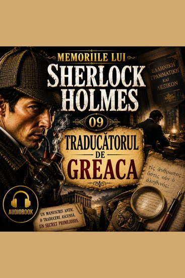 Aventurile lui Sherlock Holmes - 05 Memoriile lui Sherlock Holmes - 09 Traducatorul de greaca - cover