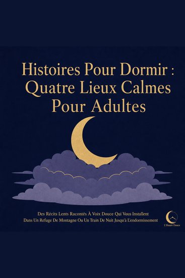 Histoires Pour Dormir : Quatre Lieux Calmes Pour Adultes - Des Récits Lents Racontés À Voix Douce Qui Vous Installent Dans Un Refuge De Montagne Ou Un Train De Nuit Jusqu'à L'endormissement - cover