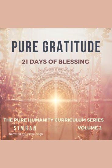 Pure Gratitude - 21 Days of Blessing - cover