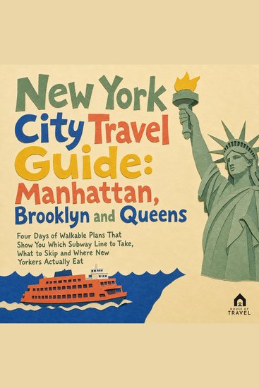 New York City Travel Guide: Manhattan Brooklyn and Queens - Four Days of Walkable Plans That Show You Which Subway Line to Take What to Skip and Where New Yorkers Actually Eat - cover