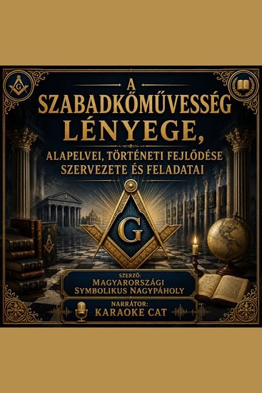 A SZABADKŐMŰVESSÉG LÉNYEGELAPELVEI TÖRTÉNETI FEJLŐDÉSE SZERVEZETE ÉS FELADATAI - (különös tekintettel hazai viszonyainkra) - cover
