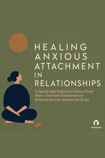 Healing Anxious Attachment in Relationships - A Step by Step Program for Staying Steady When a Text Goes Unanswered and Becoming Securely Attached Day by Day - cover