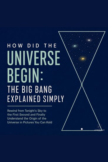 How Did the Universe Begin: The Big Bang Explained Simply - Rewind from Tonight's Sky to the First Second and Finally Understand the Origin of the Universe in Pictures You Can Hold - cover