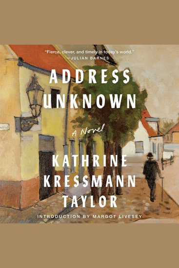 Address Unknown - A Novel - cover