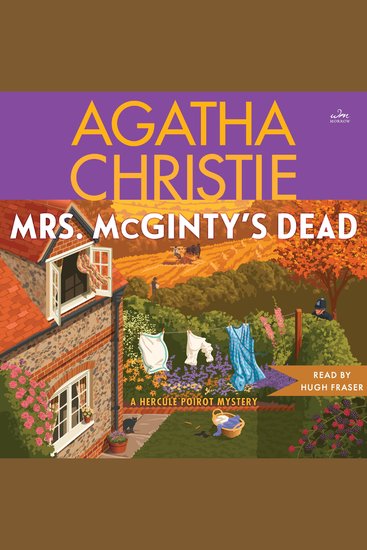 Mrs McGinty's Dead - A Hercule Poirot Mystery: The Official Authorized Edition - cover