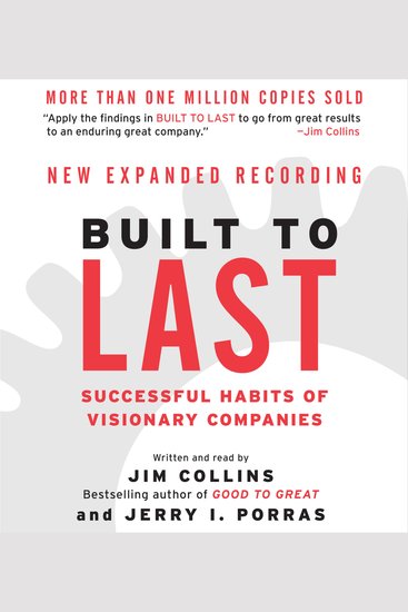 Built to Last - Successful Habits of Visionary Companies - cover