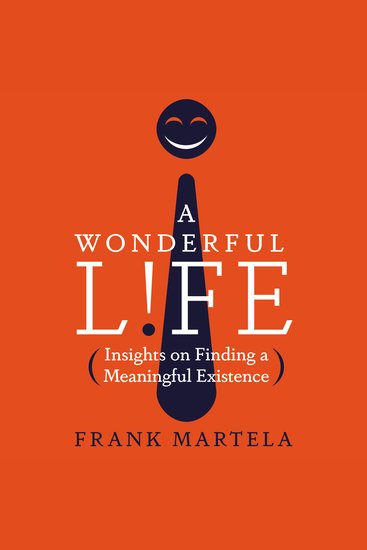 A Wonderful Life - Insights on Finding a Meaningful Existence - cover