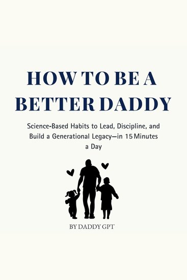 How to Be a Better Daddy - Science‑Based Habits to Lead Discipline and Build a Generational Legacy - cover