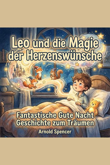 Leo und die Magie der Herzenswünsche - Fantastische Gute Nacht Geschichte zum Träumen - cover