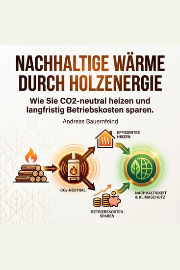 Nachhaltige Wärme durch Holzenergie - Wie Sie CO2-neutral heizen und langfristig Betriebskosten sparen - cover
