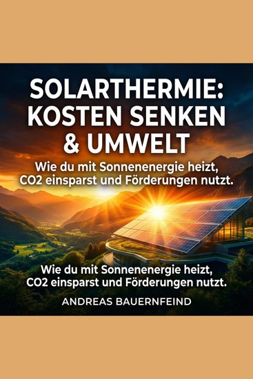 Solarthermie: Kosten senken & Umwelt - Wie du mit Sonnenenergie heizt CO2 einsparst und Förderungen nutzt - cover