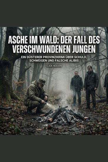 Asche im Wald: Der Fall des verschwundenen Jungen - Ein düsterer Provinzkrimi über Schuld Schweigen und falsche Alibis - cover