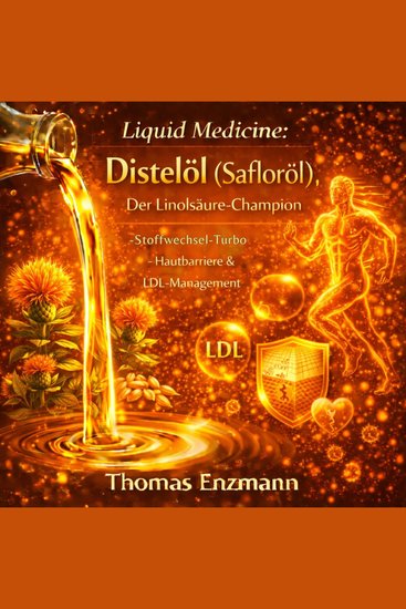 Liquid Medicine: Distelöl (Safloröl) - Der Linolsäure-Champion – Stoffwechsel-Turbo Hautbarriere & LDL-Management - cover
