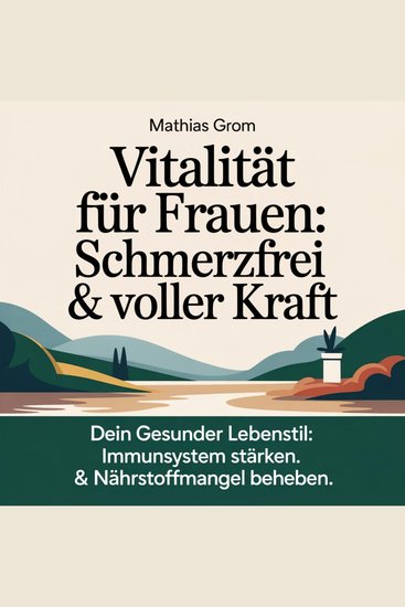 Vitalität für Frauen - Schmerzfrei & voller Kraft - Dein gesunder Lebensstil: Immunsystem stärken & Nährstoffmangel beheben - cover