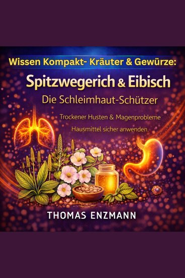 Wissen Kompakt- Kräuter & Gewürze: Spitzwegerich & Eibisch - Die Schleimhaut-Schützer - Trockener Husten & Magenprobleme Hausmittel sicher anwenden - cover