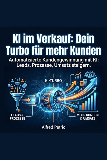 KI im Verkauf: Dein Turbo für mehr Kunden - Automatisierte Kundengewinnung mit KI: Leads Prozesse Umsatz steigern - cover